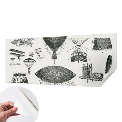 Fototapet 3d pentru living Luftfartens historie