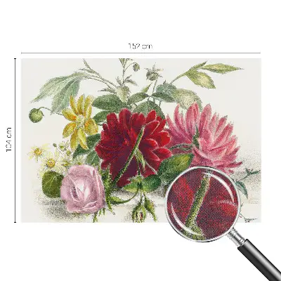 Fototapet 3d pentru dormitor Blomsterbuket