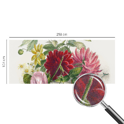 Fototapet 3d pentru dormitor cu motiv floral „Blomsterbuket”