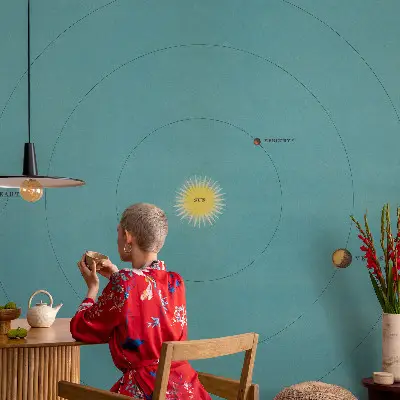 Fototapet autoadeziv pentru dormitor Kosmisk system