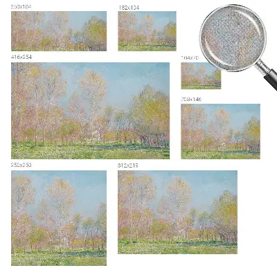 Fototapet 3d autoadeziv Forårsparken