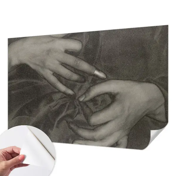 Fototapet 3d pentru living Hændernes materiale