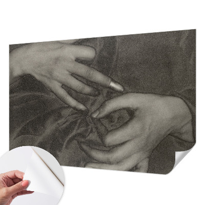 Fototapet 3D pentru living în material texturat Hændernes
