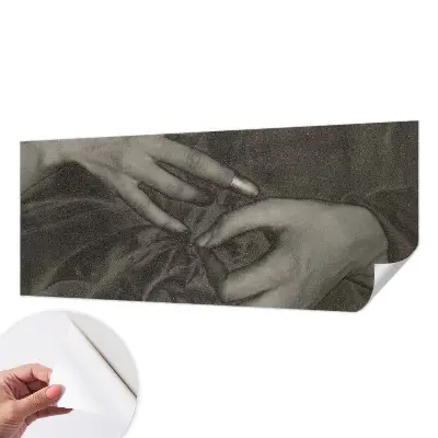 Fototapet 3d pentru living Hændernes materiale