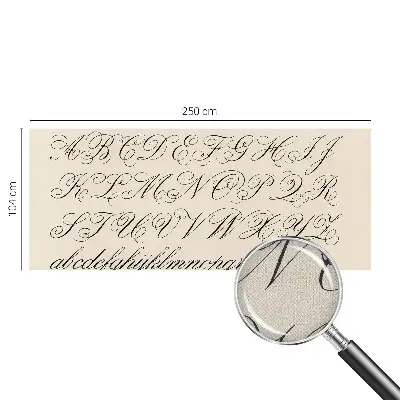 Fototapet autoadeziv pentru living Kalligrafisk skrift