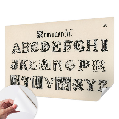 Nazwa produktu cu litere decorative