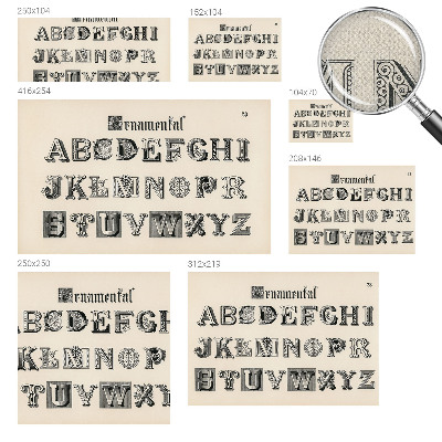 Nazwa produktu cu litere decorative