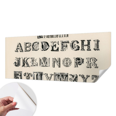 Nazwa produktu cu litere decorative
