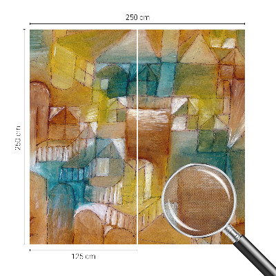 Fototapet autocolant cu modele geometrice