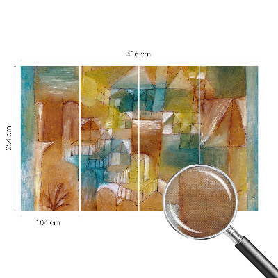 Fototapet autocolant cu modele geometrice