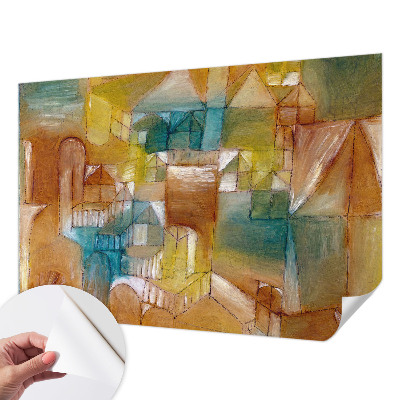 Fototapet autocolant cu modele geometrice