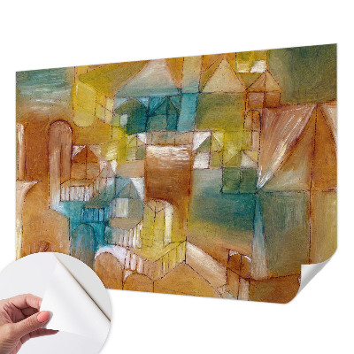 Fototapet autocolant cu modele geometrice