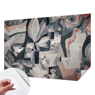 Tapet autoadeziv cu un model abstract inspirat din natură