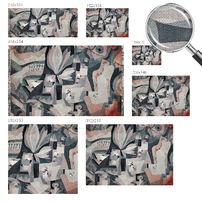Tapet autoadeziv cu un model abstract inspirat din natură