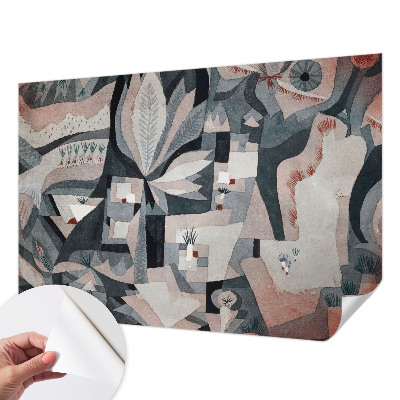 Tapet autoadeziv cu un model abstract inspirat din natură