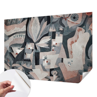 Tapet autoadeziv cu un model abstract inspirat din natură