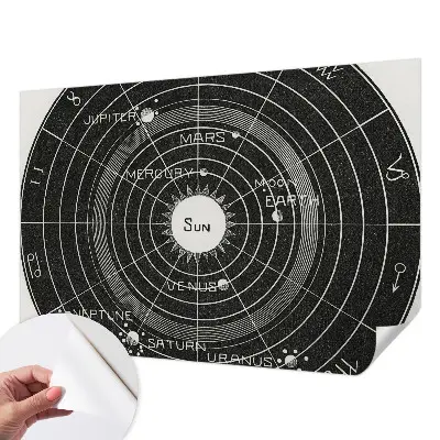 Tapet autocolant perete Kosmisk diagram