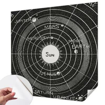 Tapet autocolant perete Kosmisk diagram