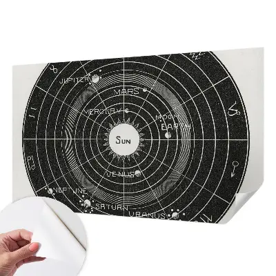 Tapet autocolant perete Kosmisk diagram
