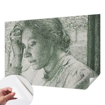 Fototapet 3d pentru dormitor Reflekterende kvinde