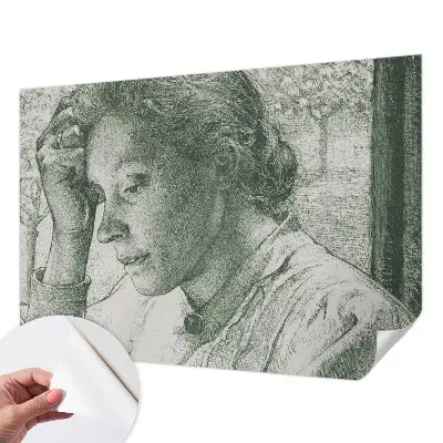 Fototapet 3d pentru dormitor Reflekterende kvinde