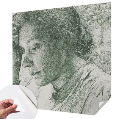 Fototapet 3d pentru dormitor Reflekterende kvinde