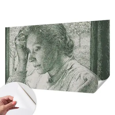 Fototapet 3d pentru dormitor Reflekterende kvinde