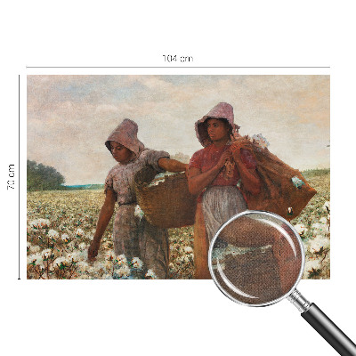 Fototapet autoadeziv pentru camera copiilor cu ilustrație „Arbejder i marken” potrivită pentru camera copiilor