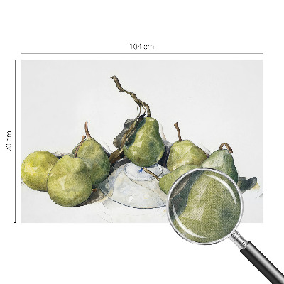 Fototapet 3d cu model de nuci de culoare acuarelă
