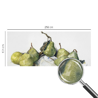Fototapet 3d cu model de nuci de culoare acuarelă