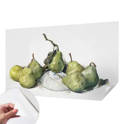 Fototapet 3d Akvarelpærer