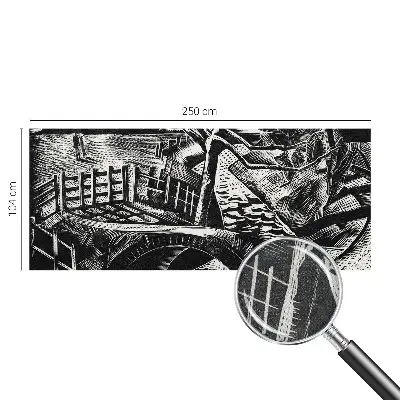 Fototapet 3d pentru dormitor Arkitektonisk landskab