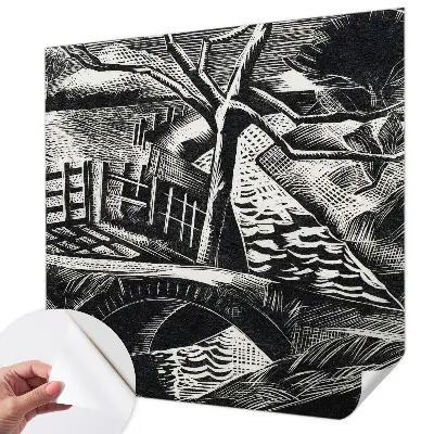 Fototapet 3d pentru dormitor Arkitektonisk landskab