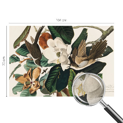 Fototapet autocolant Fugle magnolier
