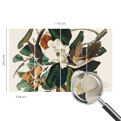 Fototapet autocolant Fugle magnolier