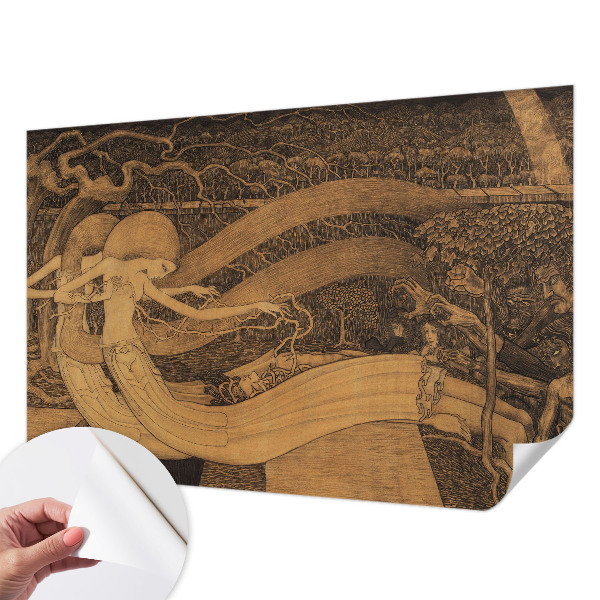 Fototapet 3D cu figuri suprarealiste