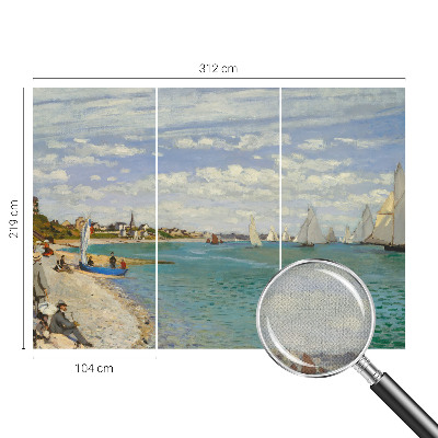 Fototapet 3d pentru living cu motiv Kystlandskab