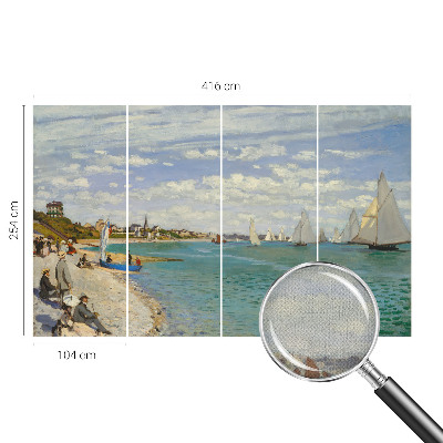 Fototapet 3d pentru living cu motiv Kystlandskab