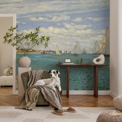 Fototapet 3d pentru living cu motiv Kystlandskab
