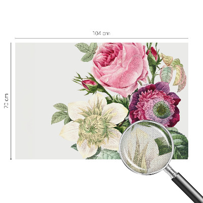 Fototapet autoadeziv pentru living cu motiv floral „Blomsterbuket”
