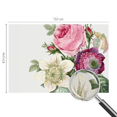 Fototapet autoadeziv pentru living cu motiv floral „Blomsterbuket”