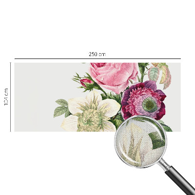 Fototapet autoadeziv pentru living cu motiv floral „Blomsterbuket”