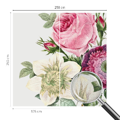 Fototapet autoadeziv pentru living cu motiv floral „Blomsterbuket”