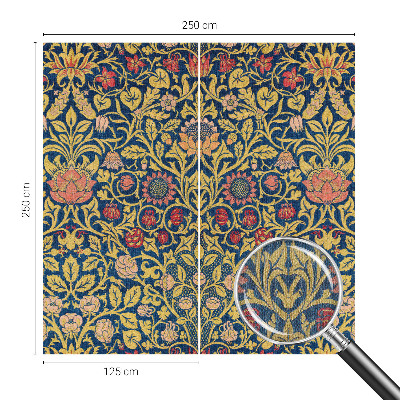 Tapet autocolant perete cu model floral