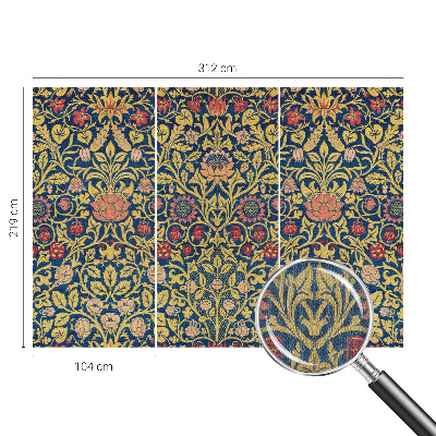 Tapet autocolant perete cu model floral