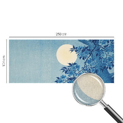Tapet foto autoadeziv cu model „Blomstermåne”
