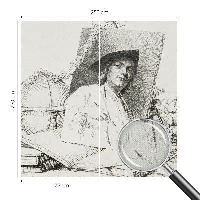 Fototapet 3d autoadeziv cu portret artistic