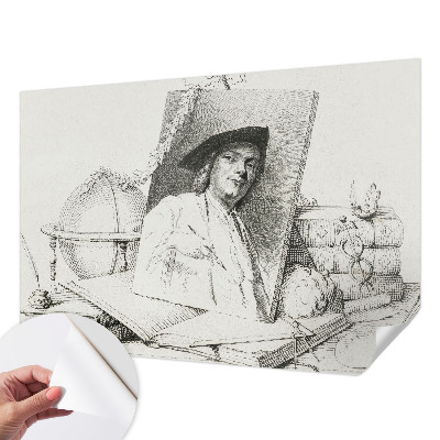 Fototapet 3d autoadeziv cu portret artistic