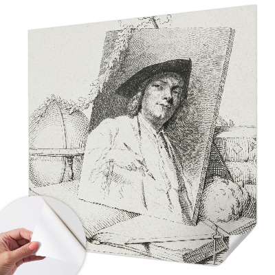 Fototapet 3d autoadeziv cu portret artistic