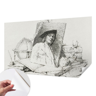 Fototapet 3d autoadeziv cu portret artistic